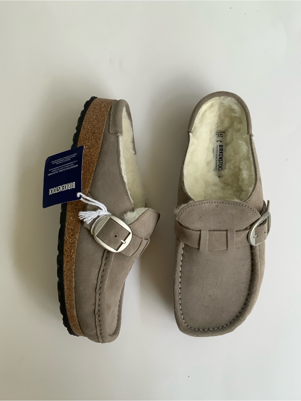 NWT Birkenstock Buckley Clogs Size 41